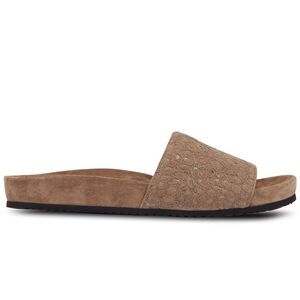 Brunello Cucinelli Croco Suede Sandals 5